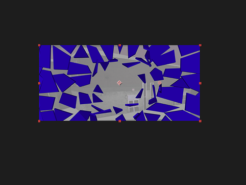 This is a screenshot of the 'shatter' effect in process.